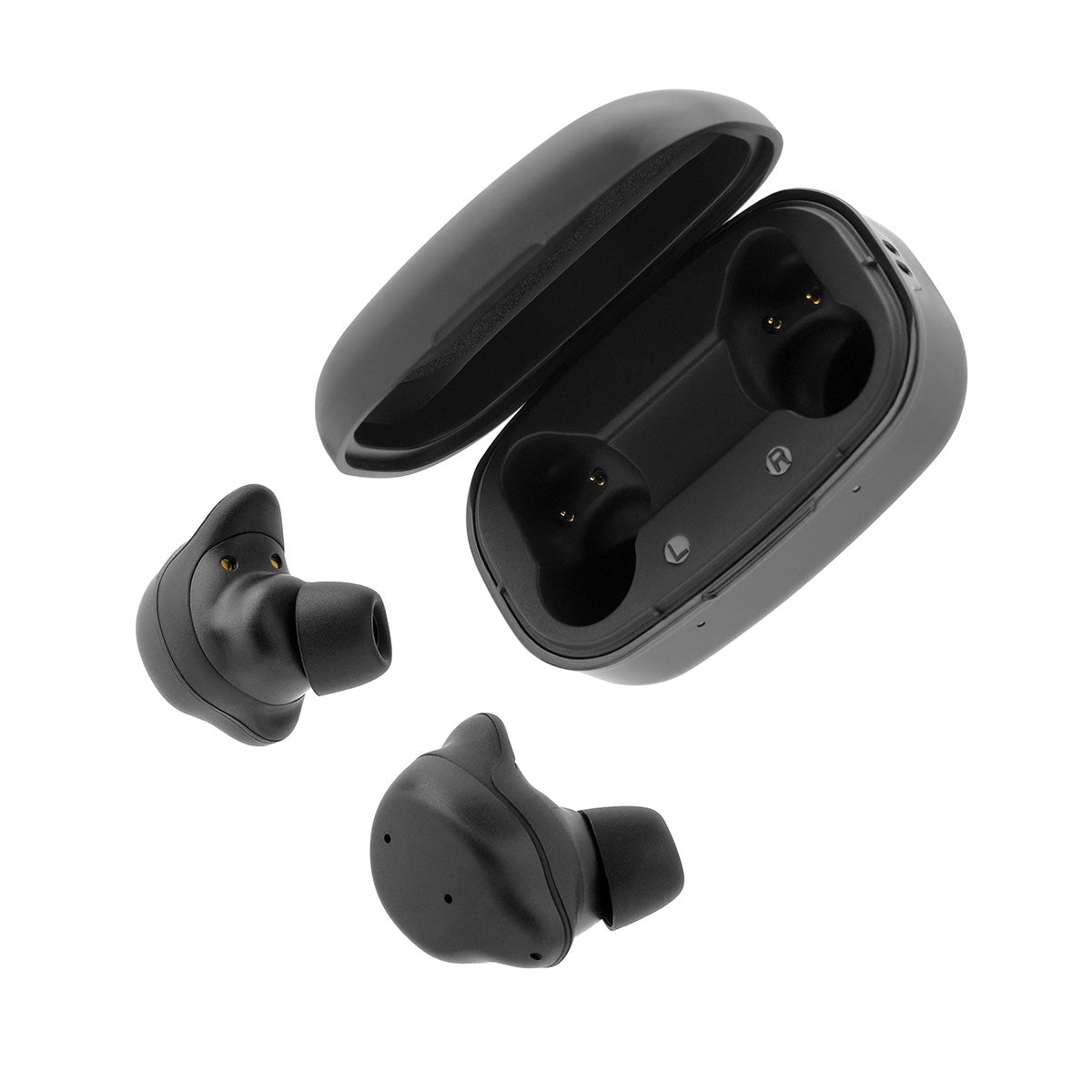 Eartune Hunt electronic shoot ear plugs for hearing protection in hunting gun range and construction active impulse noise protection #color_black